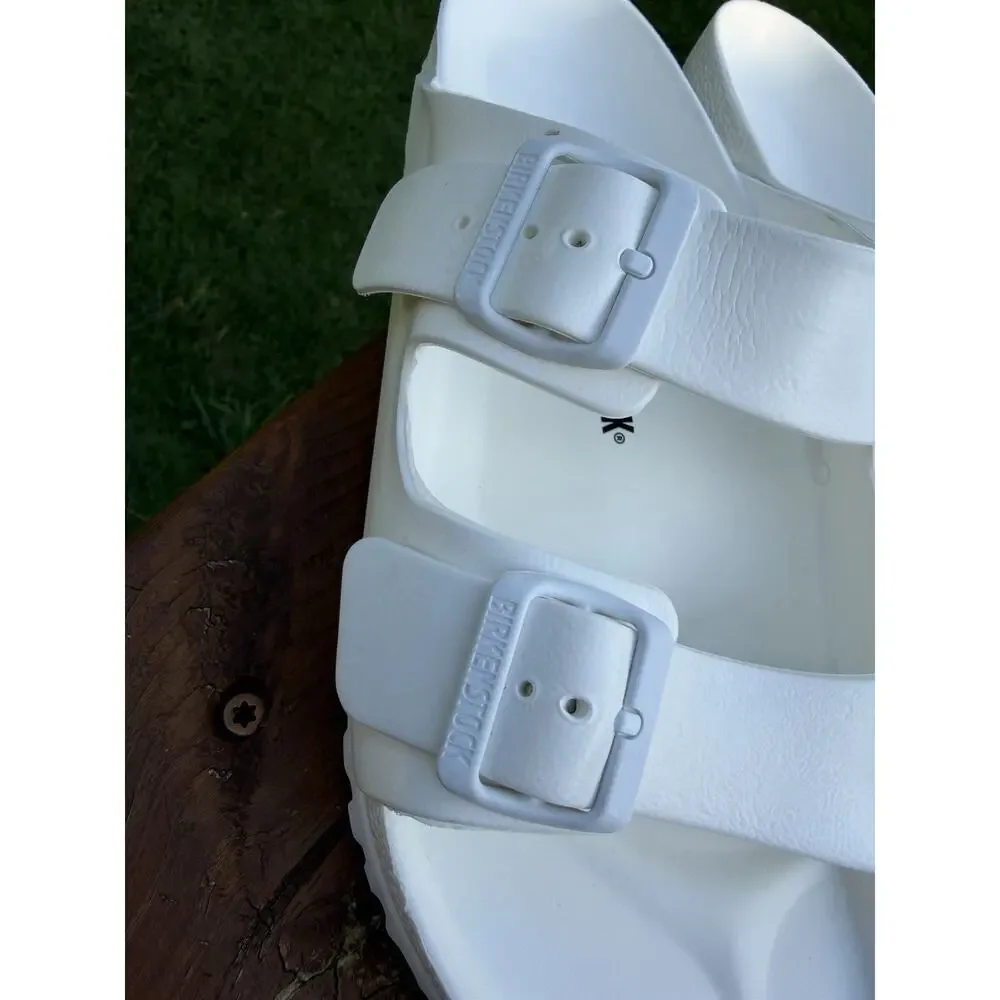 Birkenstock Arizona EVA White Slide Sandals Men US 12 EU 45 Regular